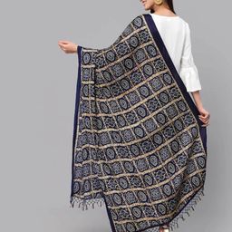 stylum Bandhani Print Dupatta with Tassels image 3