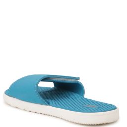 bata Geometric Pattern Slides with Velcro Closure image 3