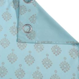 cortina eyelet curtain Set of 2 Printed Window Curtains image 3
