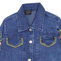 cremlin clothing Embroidered Jacket with Button-Closure image 3