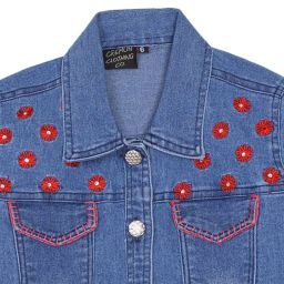 cremlin clothing Embroidered Jacket with Button-Closure image 3