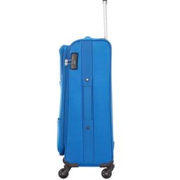 vip Typographic Print Trolley Bag with Number Lock image 3