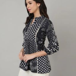 nishabd Printed Flared Tunic image 3