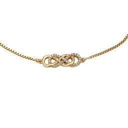 carlton london Gold Plated Charm Handcrafted Bracelet - FJB3917 image 3