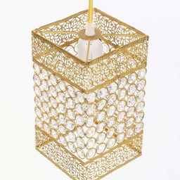 homesake Rectangular Shaped Crystal Ceiling Lamp image 3