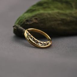 palmonas Smooth Thin Stacking Ring image 3