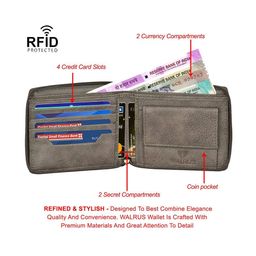 walrus Textured Bi-Fold Wallet image 3