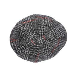 the tie hub Checked Wool Flat Cap image 3