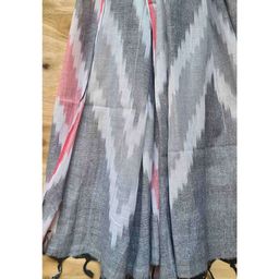 molcha by babita singh Geometric Print Dupatta with Tassels image 3