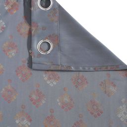 cortina eyelet curtain Set of 2 Ethnic Motif Printed Window Curtains image 3