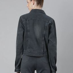 showoff Women Blouson Jacket with Button-Closure image 3