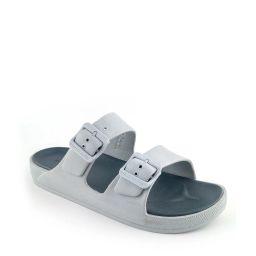 red tape Open-Toe Slip-On Flat Slides image 3