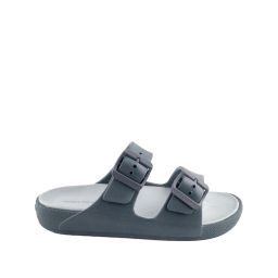 red tape Open-Toe Slip-On Flat Slides image 3