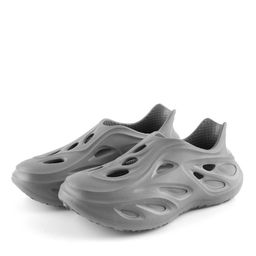 red tape Men Perforated Slip-On Clogs image 3