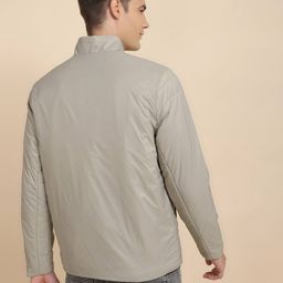 allen solly Men Regular Fit Puffer Jacket with Insert Pockets image 3