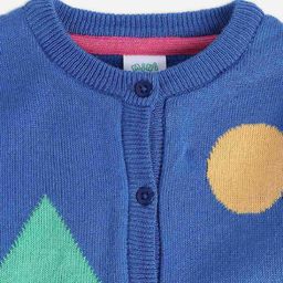 miniklub Geometric Pattern Button-Down Cardigan image 3