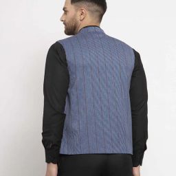 neudis Nehru Jacket with Pocket Square image 3