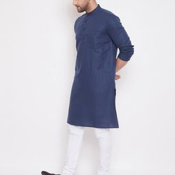 even Long Kurta with Patch Pocket image 3