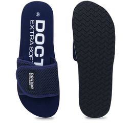 doctor extra soft Typographic Print Slides with Velcro Fastening image 4