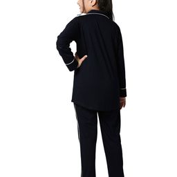 zeyo Typographic Print Nightwear Set image 3