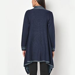 american eye Intarsia Knit Open-Front Shrug image 3
