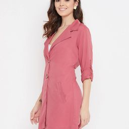 color cocktail Trench Coat with Insert Pocket image 3