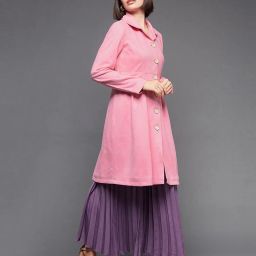 miss chase Trench Coat with Front-Button Closure image 3