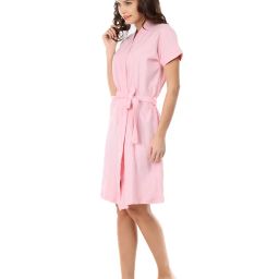 red rose Bathrobe with Insert Pockets image 3