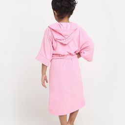 creeva Hooded Bathrobe with Pocket & Adjustable Belt image 3