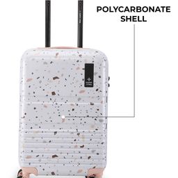 nasher miles Men Printed Trolley Bag with Number Lock image 3