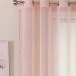 urban space Set of 2 Window Curtains with Pom-Poms image 3