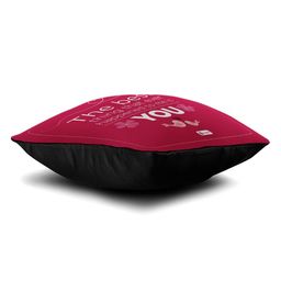 indigifts Typographic Print Square Cushion 12" x 12" image 3