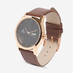 uniquest Rose Dial Analogue Fashion Watch with Day Date Function For Men image 3