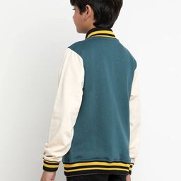 li'l tomatoes Boys Embroidered Jacket with Button-Closure image 3