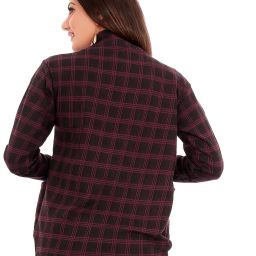 meher impex Checked Shrug with Insert Pockets image 3