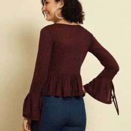fyre rose Women Shrug Open Collar with Full Sleeves image 3