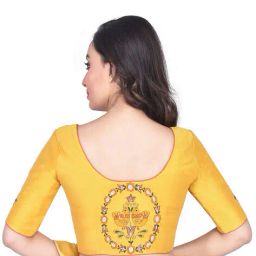 rene Embroidered Front-Open Blouse image 3