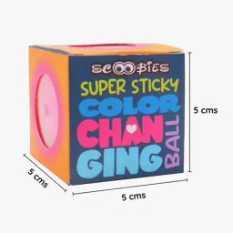 scoobies Super Sticky Color Changing Ball image 3