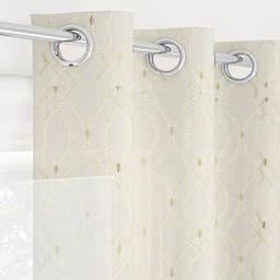 portico Leaf Print Window Curtain image 3
