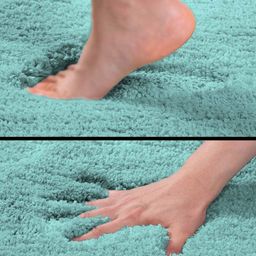 luxehome international 2800 GSM Microfiber Rectangular Bathmat image 4