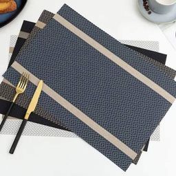 tanlooms Set of 4 Chevron Pattern Placemats image 4