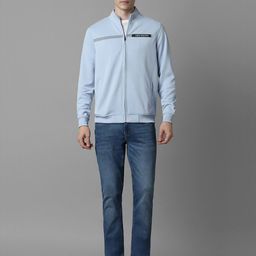 louis philippe Zip-Front Sweatshirt with Insert Pocket image 4