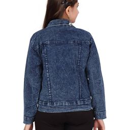muhuratam Denim Jacket with Patch Pocket image 4