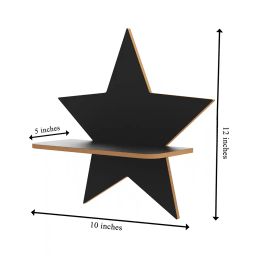 home sparkle Set of 4 Decorative Star Shape Wall Shelfs image 4