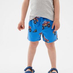 marks & spencer Graphic Print Shorts with Drawstring Waist image 5