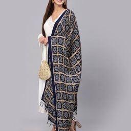 stylum Bandhani Print Dupatta with Tassels image 4