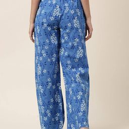 fabindia Floral Print Palazzos with Insert Pockets image 4