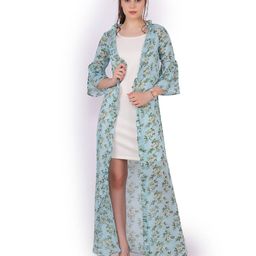 scorpius Floral Print Front-Open Shrug image 4