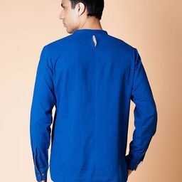 indie picks Men Regular Fit Kurta with Patch Pocket image 4