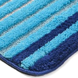 saral home Set of 2 Striped Rectangle Bath Mats image 4